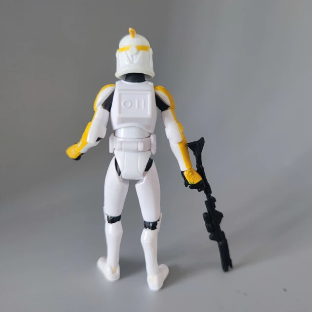 Star Wars Republic Yellow White Clone Trooper 3.75 Loose Action Figure AliExpress
