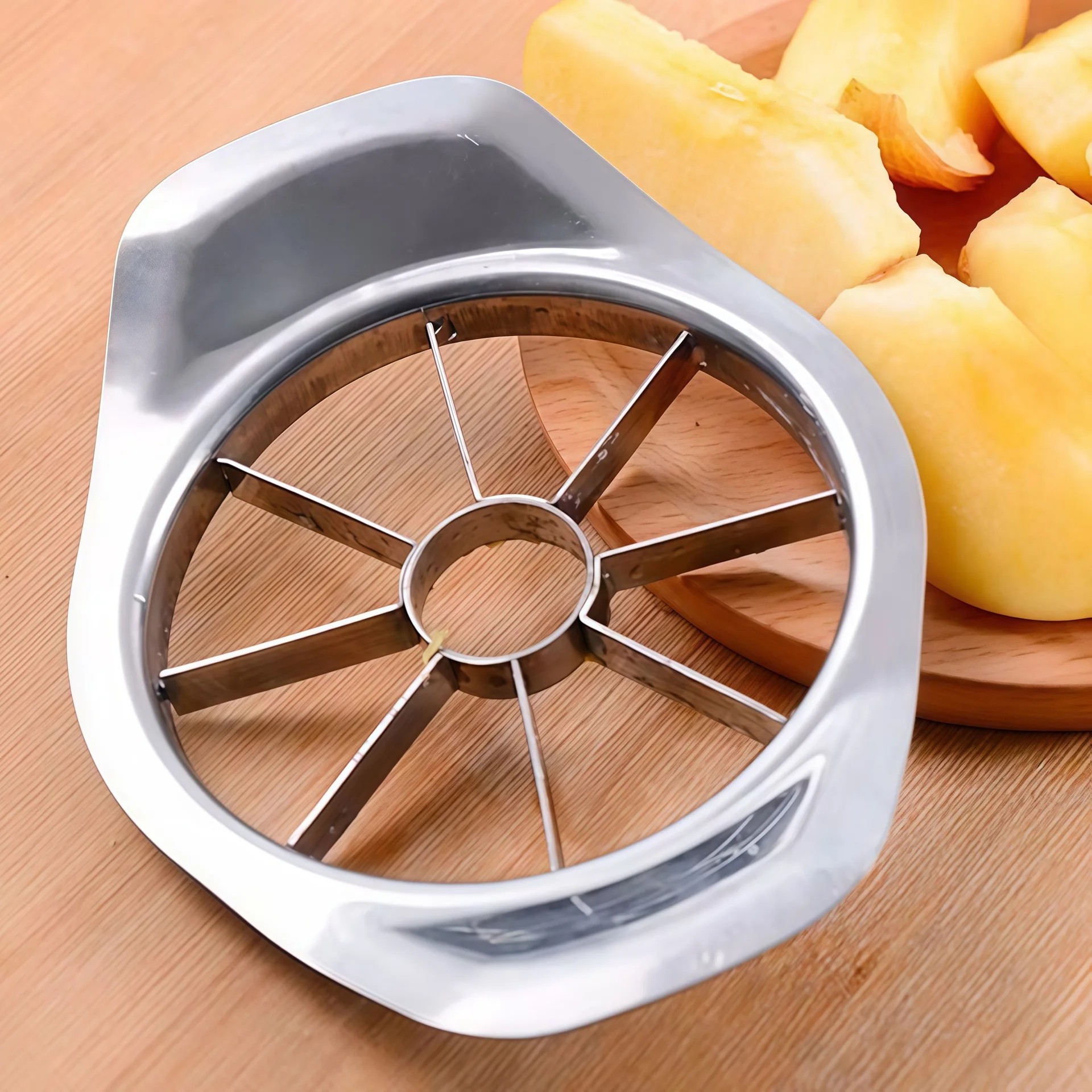 

Stainless steel cutting apple slicing core remover fruit cutting tool multi-function separator