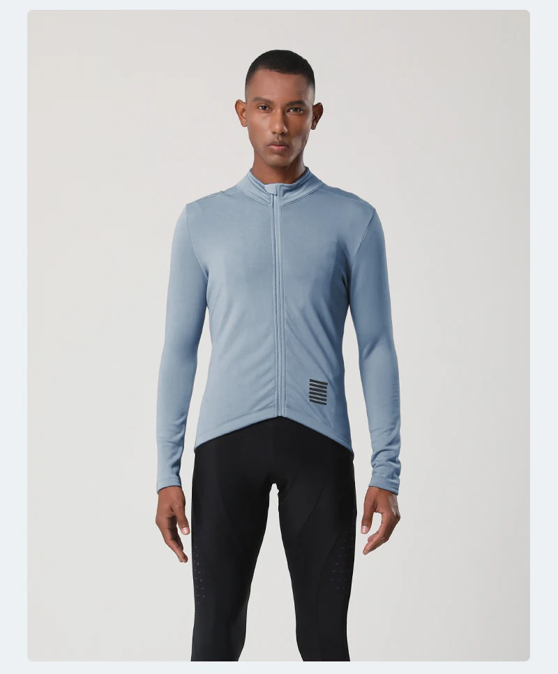 Ykywbike Winter Radfahren Jersey männer Thermo Fleece Fahrrad Kleidung MTB Langarm Warme Tops Rennrad Jacke – Detail 19