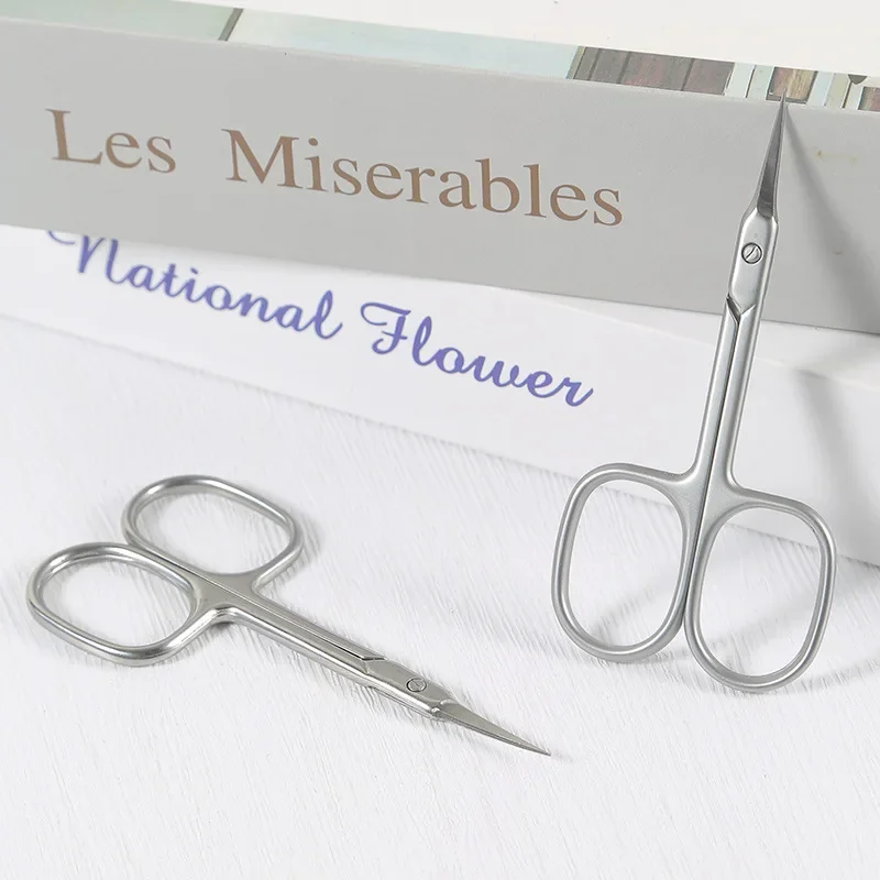 

1PC Stainless Steel Dead Skin Scissors Sharp-Nosed Scissors Russian Eagle Hook Dead Skin Scissors Manicure Dead Skin Tools