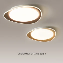 New Real Wood Ceiling light LED roundness Ceiling lamp for bedroom Study Room Kitchen Living Room Indoor Lighting Fixtures