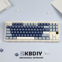 KBDiy 162 Keys PBT Keycaps SA Profile Double Shot ISO GMK Fish Keycap for Mechanical Keyboards MX Switch Custom for GMK67 K500