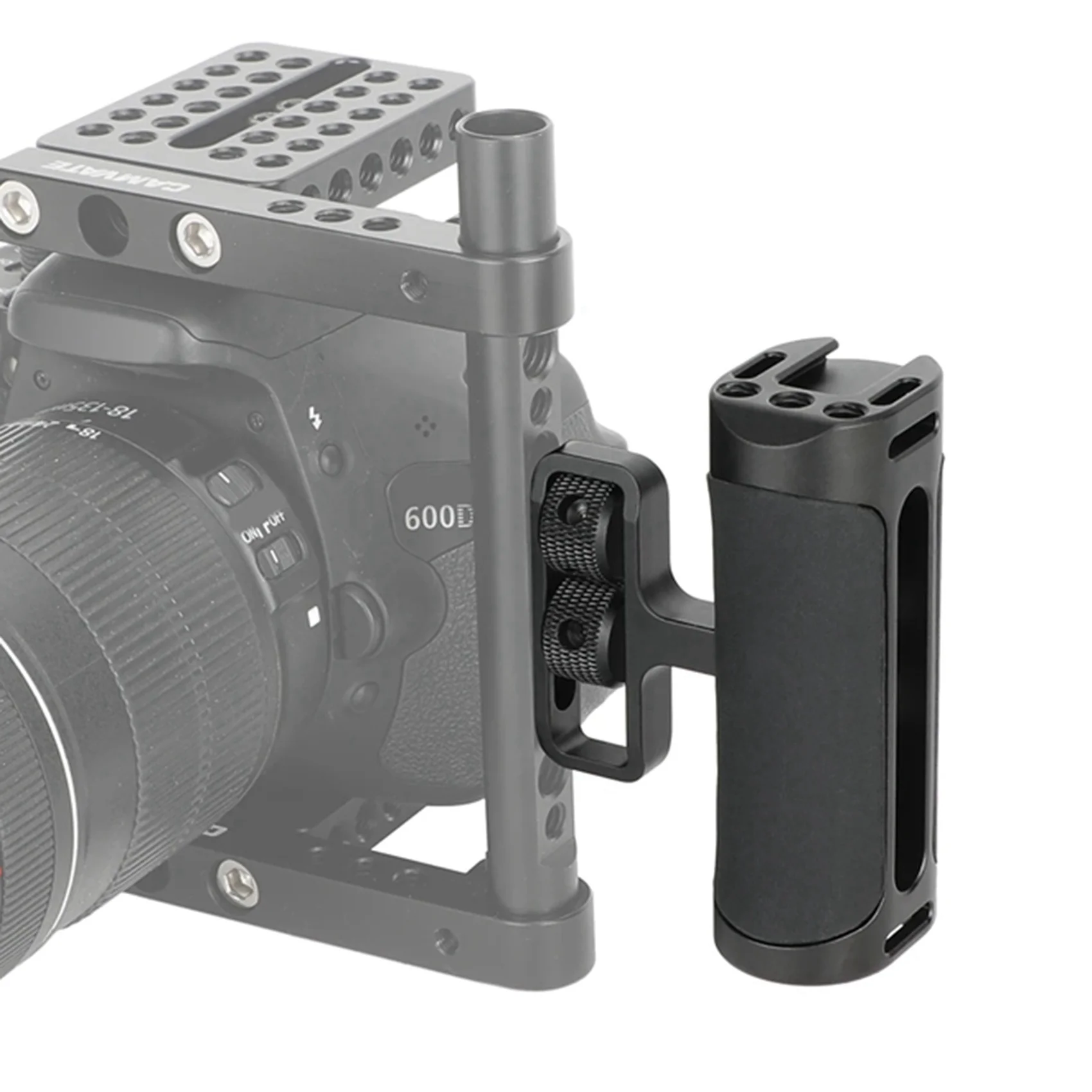 Picture 4: ABKN-2X Universal Side Handle Grip With Dual 1/4 In-20 Screw Mount For Left Right-Hand For Monitoe Camera Cage Handle Grip