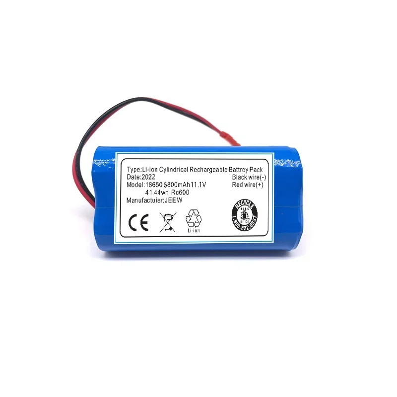 Upgrade 6800mAh 11.1 v Replacement Battery For Ecovacs ilife V1 V3 X3 V3 V5 X5 v5S CW310 CEN250 Robotic Vacuum Cleaner Parts 3S