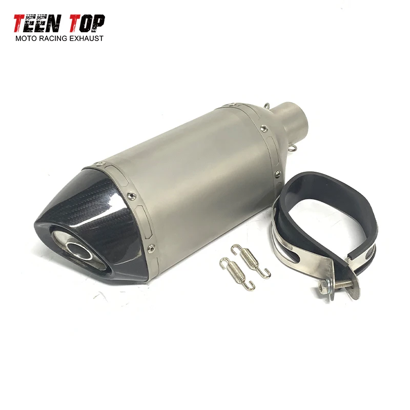 

Universal Motorcycle Muffler 51mm Carbon Fiber Exhaust System For KTM Duke 390 RC390 Duke 690 Duke 790 Silenciexu Moto 890 ADV