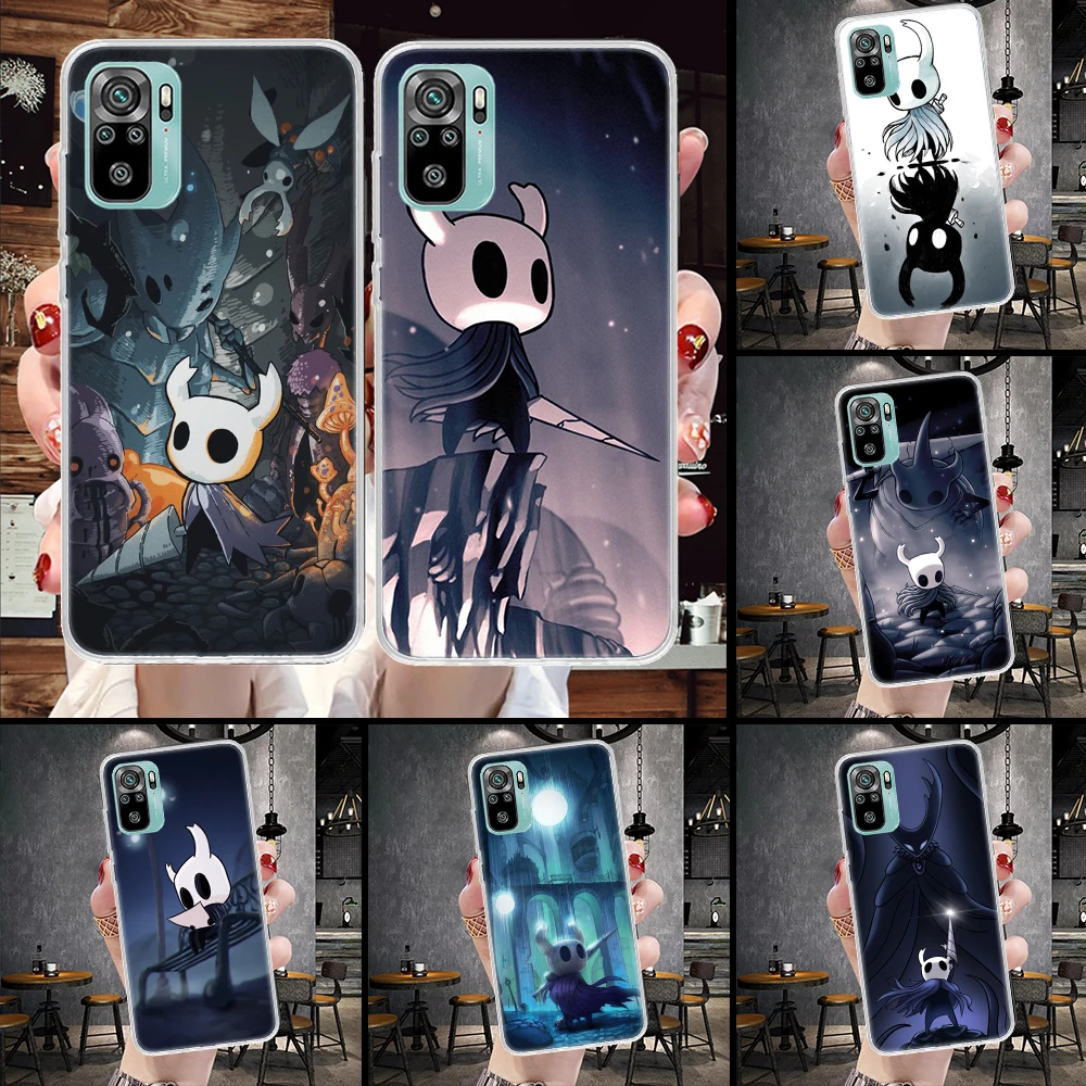 Hollow Knight Cartoon Soft Phone Case For Xiaomi Redmi 9A 9C 9T 10A 10C 12 12C 10 9 10X 8A 8 7A 7 6A 6 Pro K40 K20 K30 Cover