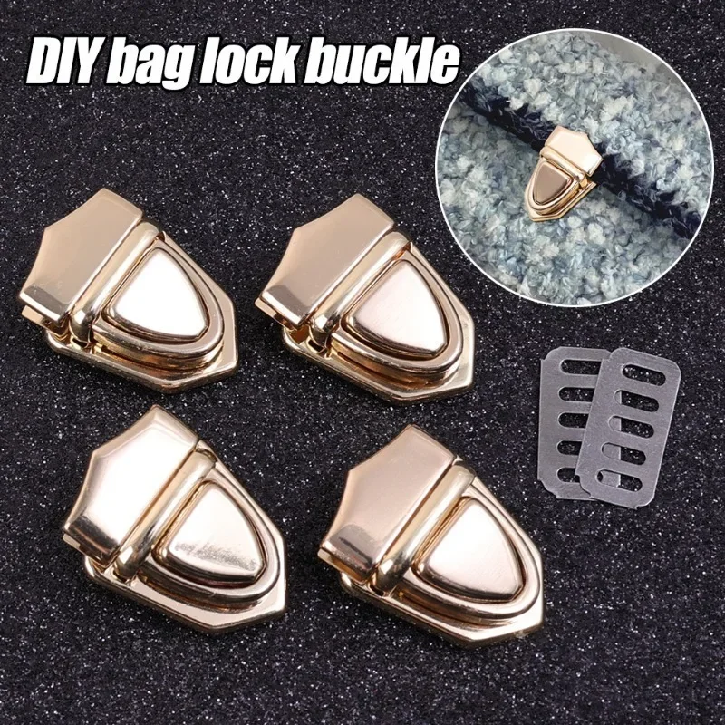 New Metal Bag Lock Clasp Catch Buckles for Handbags Shoulder Bags Purse Totes Closures Snap Clasps DIY Craft Bag Accessories