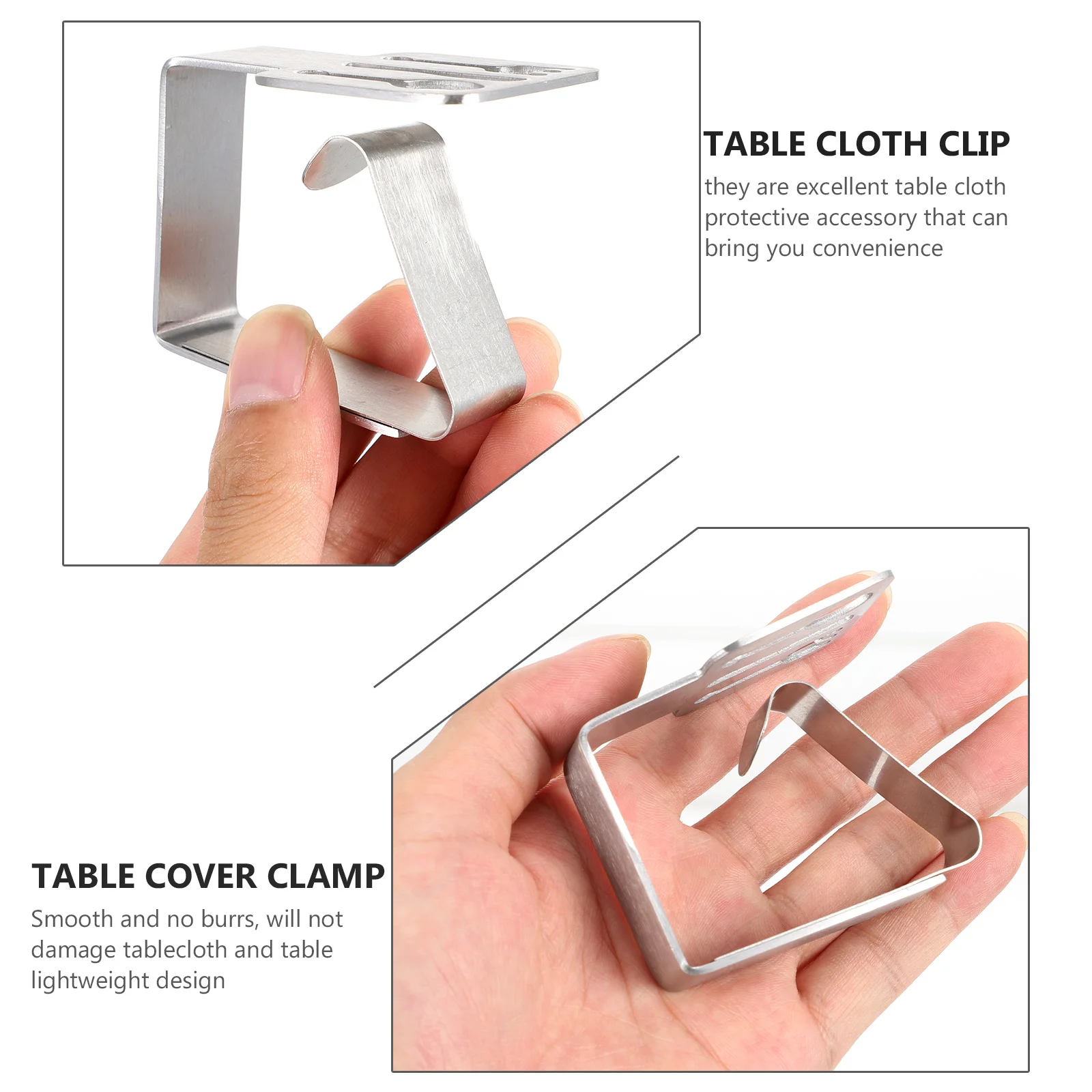 

6 Pcs Party Table Cloth Clamp Banquet Skirting Clips Tablecloth Dining Clamps Outdoor