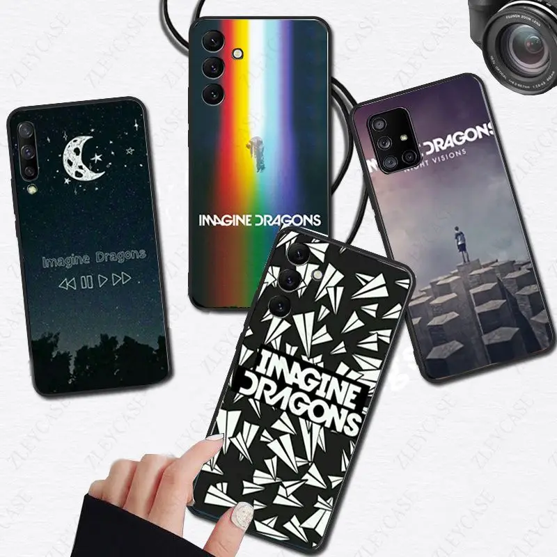 night music imagine dragons music Cover For Samsung Galaxy A55 A54 5G A24 A52 A14 A23 A53 A32 A22 A34 A41 A42 A33 A40 A51 Cases