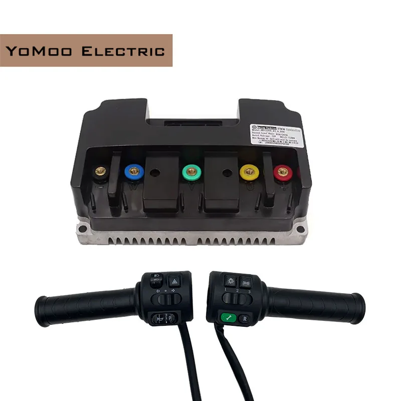 

48V-72V Fardriver 800W-1.5KW ND72200 Peak 200A BLDC Motor Controller With T08 Throttle Bluetooth For Electric Scooter E-bike ATV
