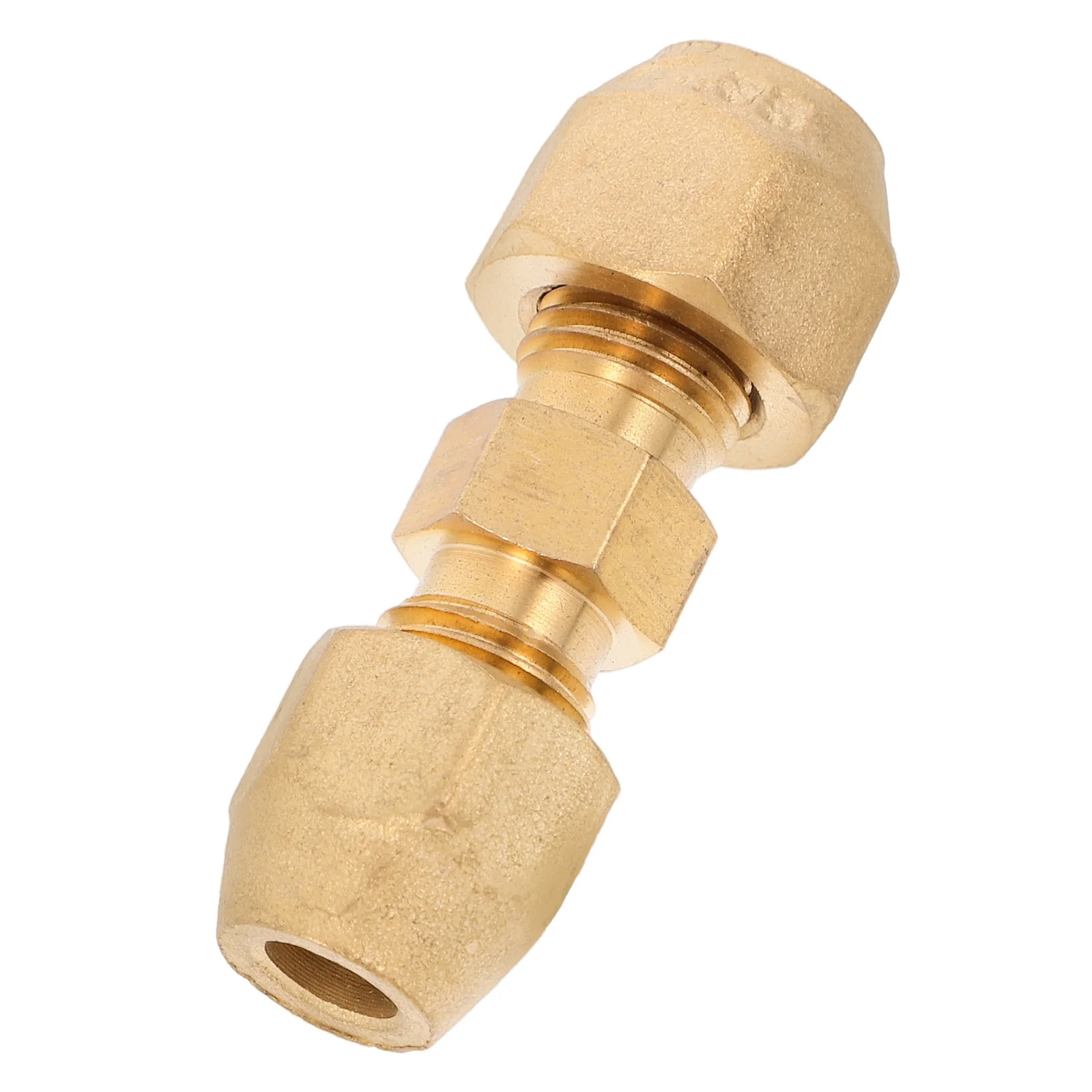 

Copper Pipe Connector 0.75cm Inner Diameter Double Joint Design Easy Installation Air Conditioning Pipe Adapter Seamless Flow