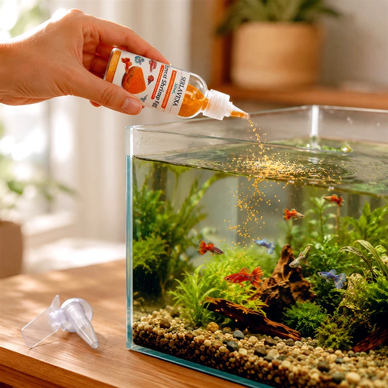 Micron Fry Starter Food for Gu - огляд і ціна Aquarium Fish Vitamin