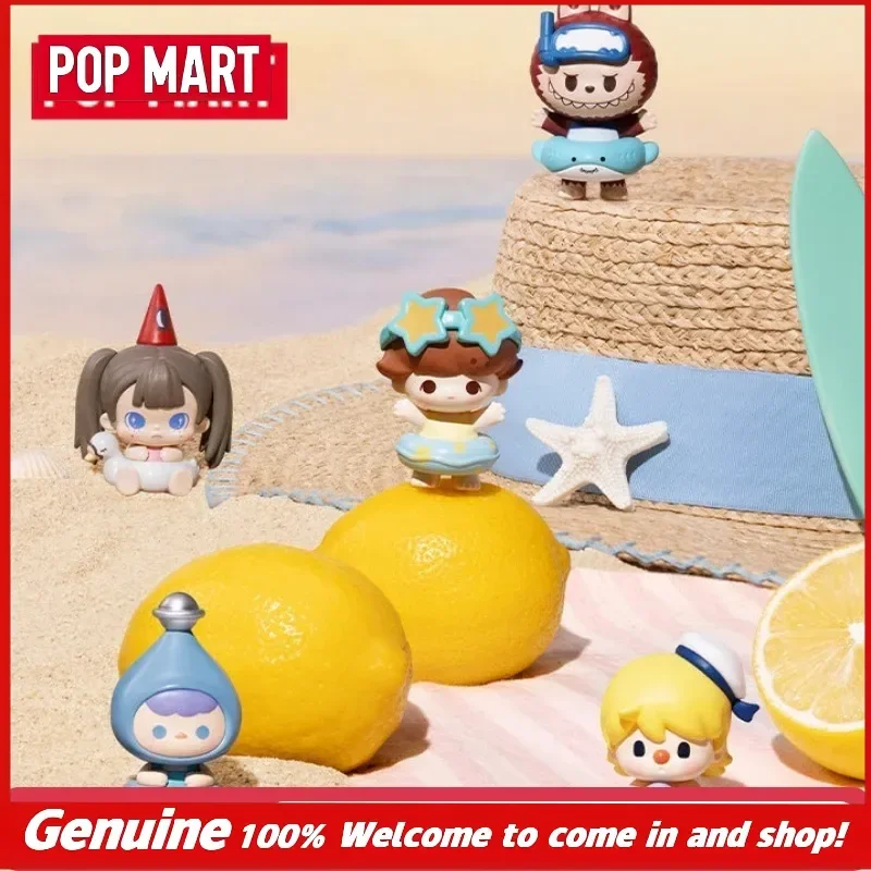 New POP MART Pop Bean Island Vacation Series Mini Pop Beans Collectible Figurine Collectible Toys Statues Busts Bobbleheads view 5