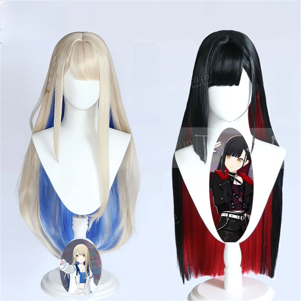 

Game Project Sekai Новые парики Shiraishi Anime Vivid BAD SQUAD Косплей Azusawa Kohane Женские термостойкие синтетические парики + кепка