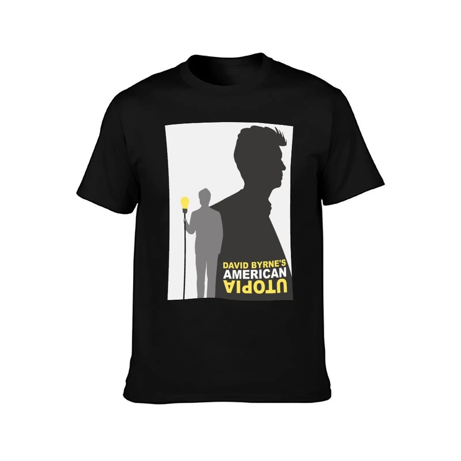 David Byrne's American Utopia Lamp T-Shirt Casual Loose Short Sleeve Tee for Men T-Shirt