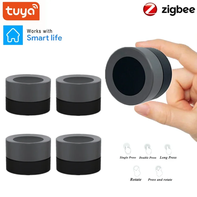 1/5PC Tuya ZigBee Smart manopola Wireless Scene Switch Button Controller Scenario di automazione per Tuya Smart Life tramite Gateway Zigbee