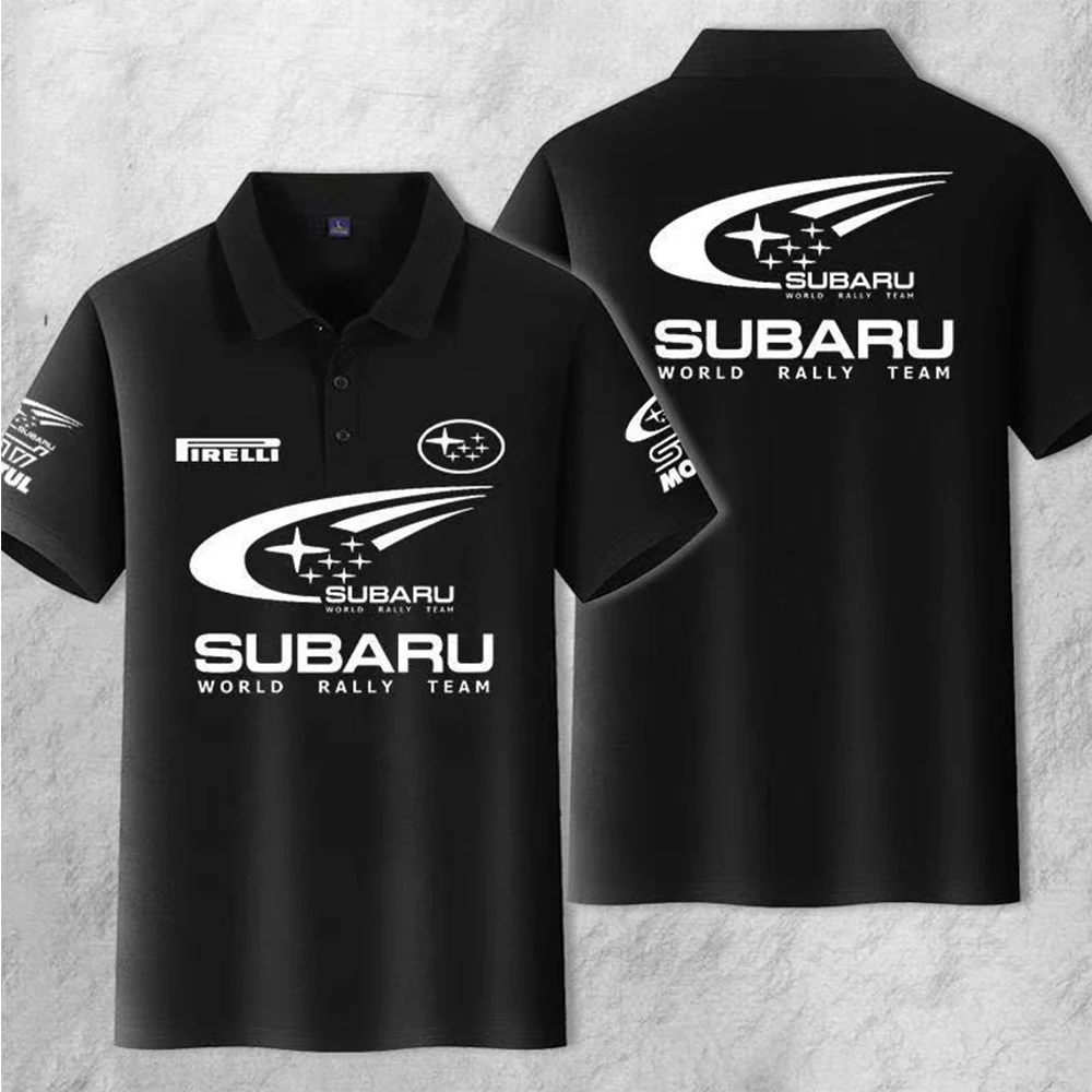 

2026 New Subaru World Rally Same Polo Shirt 4S Store Work Clothes Short Sleeve T-shirt Collar Shirt
