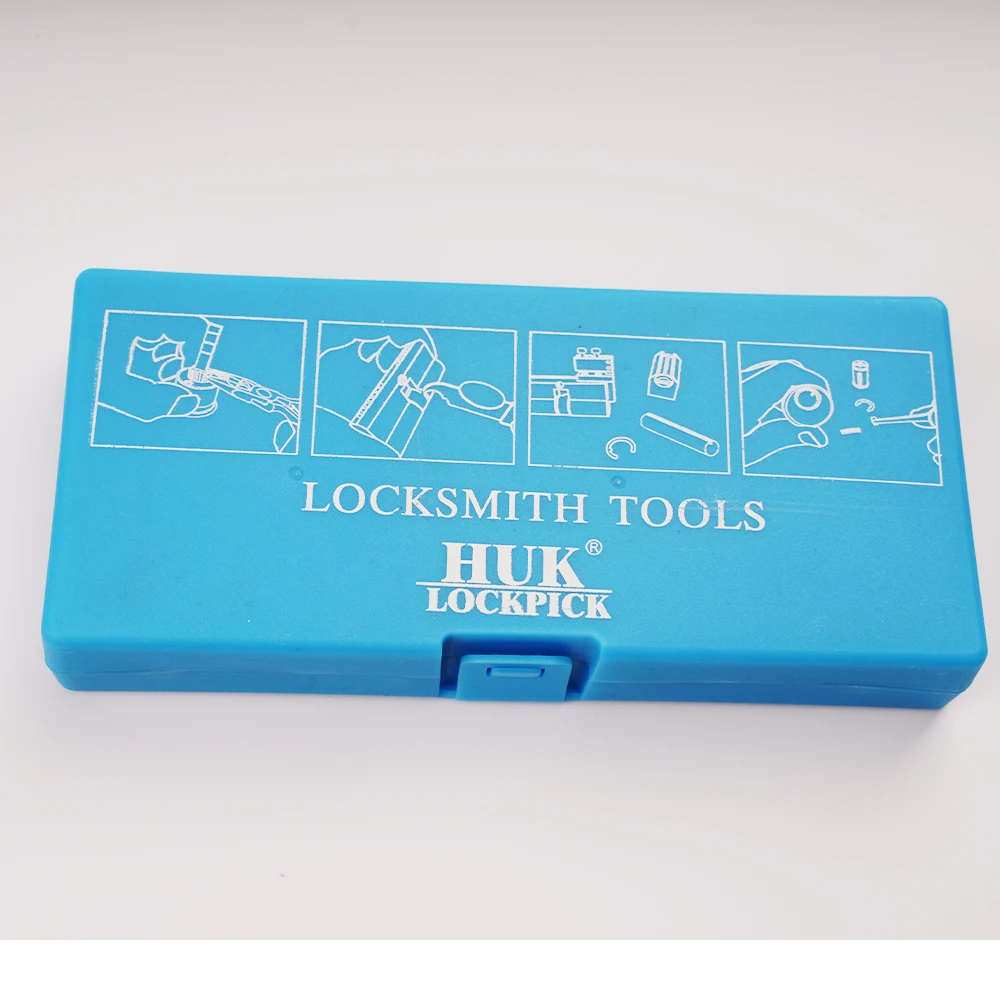 HUK Professional 12 in 1 Lock Disassembly Tool Locksmith Tools Kit Remove Lock Repairing Pick Set
