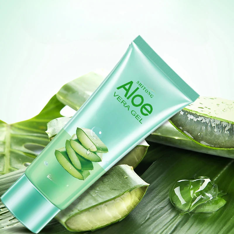 

Shitong Aloe Vera Gel Moisturizing&Moisturizing Skin Lightening Acne Printing Post Sun Repair Cream 80g Aloe Gel