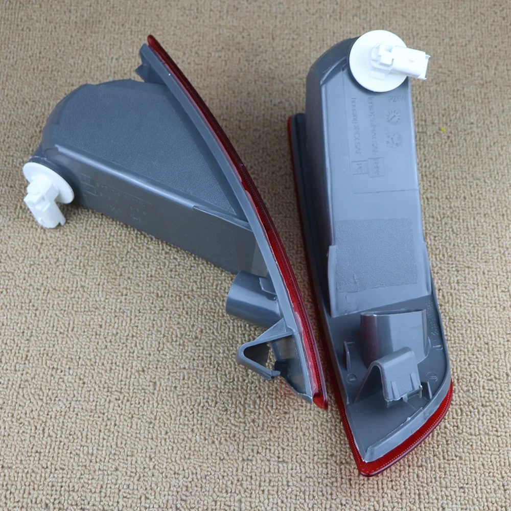 Left Right Rear Bumper Tail Light Lamp Pair Cover Reflector For Volvo XC60 2008 2009 2010 2011 2012 2013 30763323 30763322