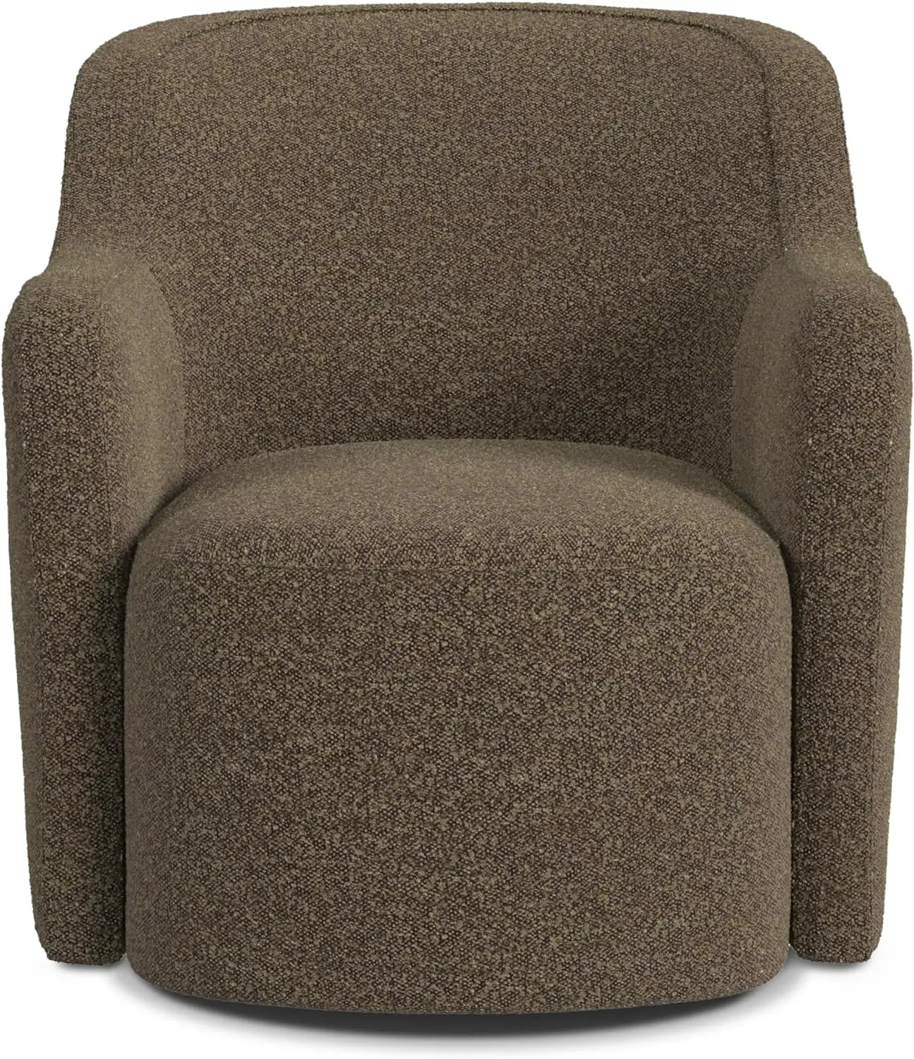 

HomePop Décor Upholstered 360° Back Swivel Accent Living Room & Bedroom|Decorative Home Furniture Directors-Chairs