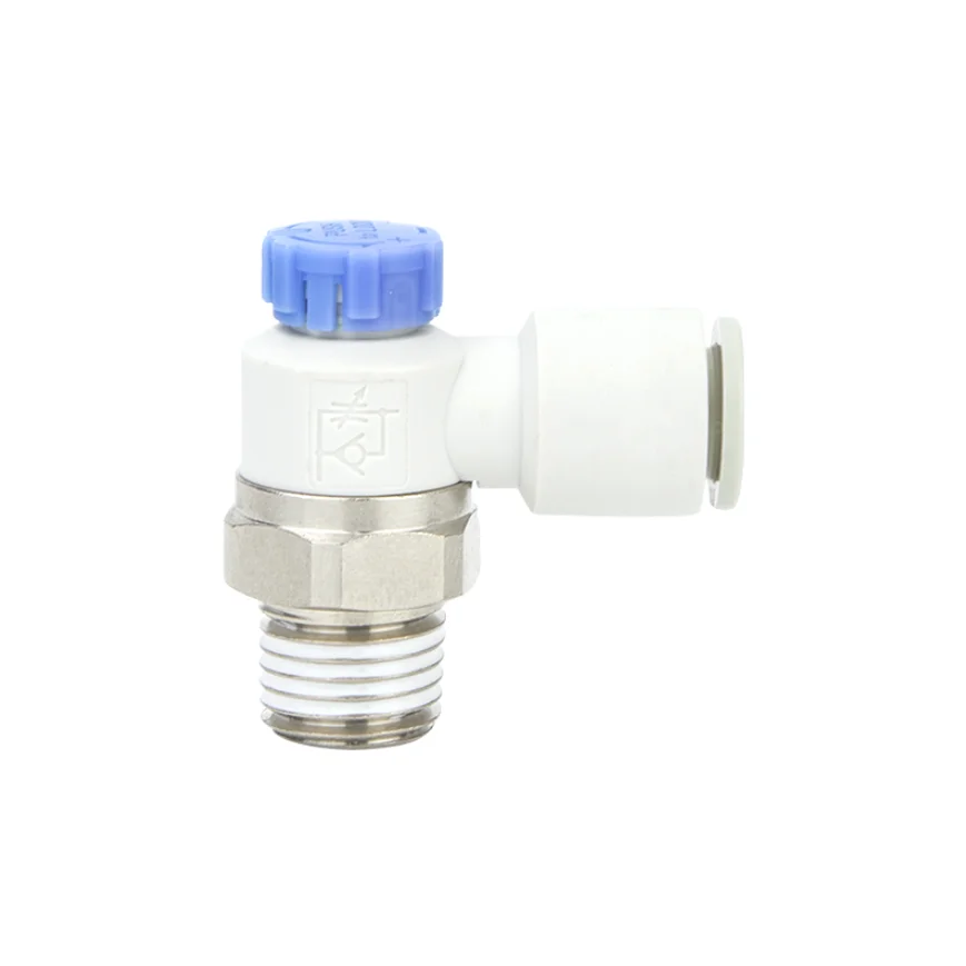 Air pipe intake throttle speed control valve AS1211F-M5-04A pneumatic joint AS2211F-01-2-06/08SA
