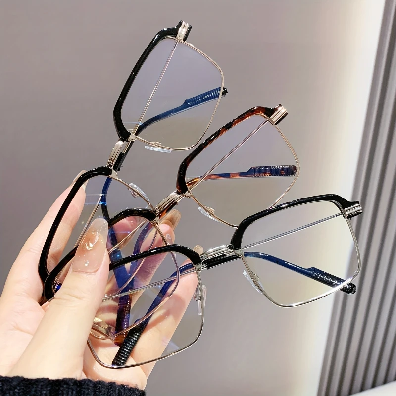 Anti-Blaulicht-blockierende Lesebrille für Damen und Herren, blendfrei, presbyopische Computerbrille, Dioptrien von +0 bis +4,0