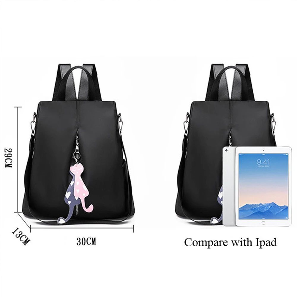 2024 NEW Women's Anti-theft backpack fashion simple solid color School bag Ptgirl Oxford cloth shoulder bags mochila niña Sac