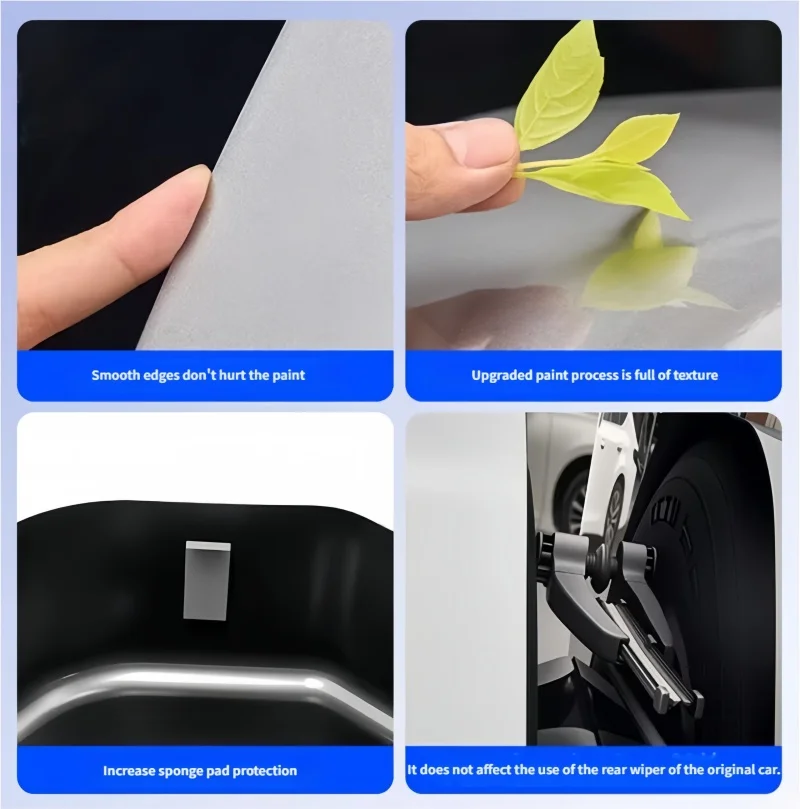Car Tailgate Tire Protective Cover Fit for BYD Leopard 5 25 Intelligent Driving Edition Modified ABS Spare Tire Cover Car Parts