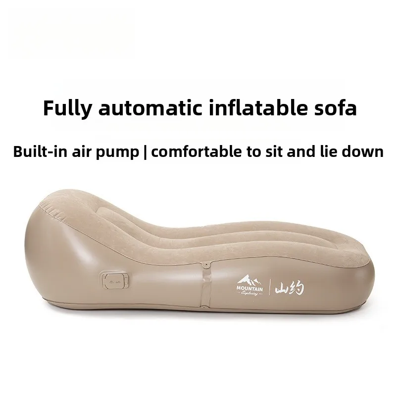 Self Inflating Air Mattress Camping Lounge Chair Outdoor Music Festival Inflatable Sofa Bed Pad