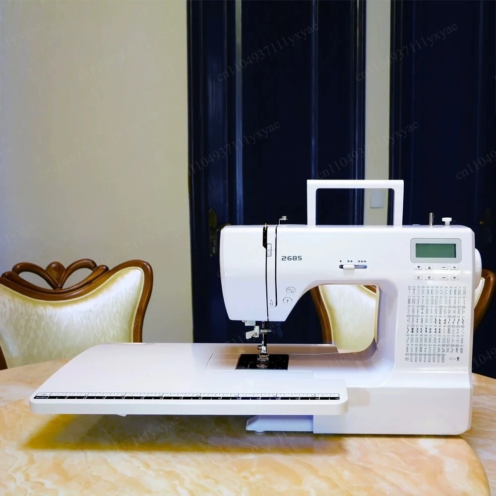 Multifunctional Househol Electric Lcd Display Sewing Machine 220V/36W Mute Thick Buttonhole Embroidery Sewing Machine