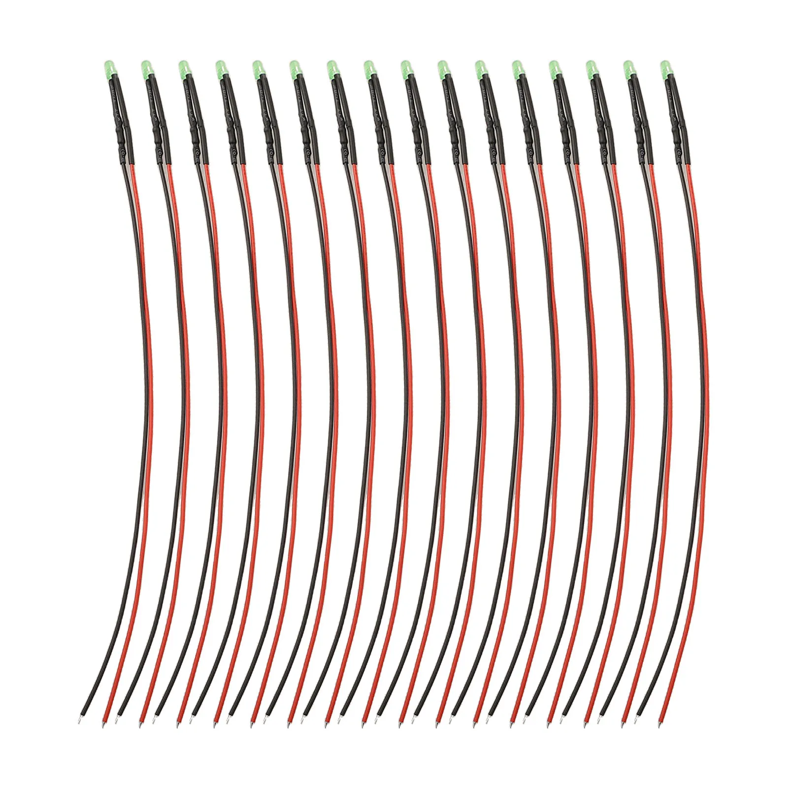 

80/100pcs LED Lights Emitting Diodes Pre Wired Individual LED Lights Multicolored 3mm 12V LED Lights For Signal Flashers Toy Car