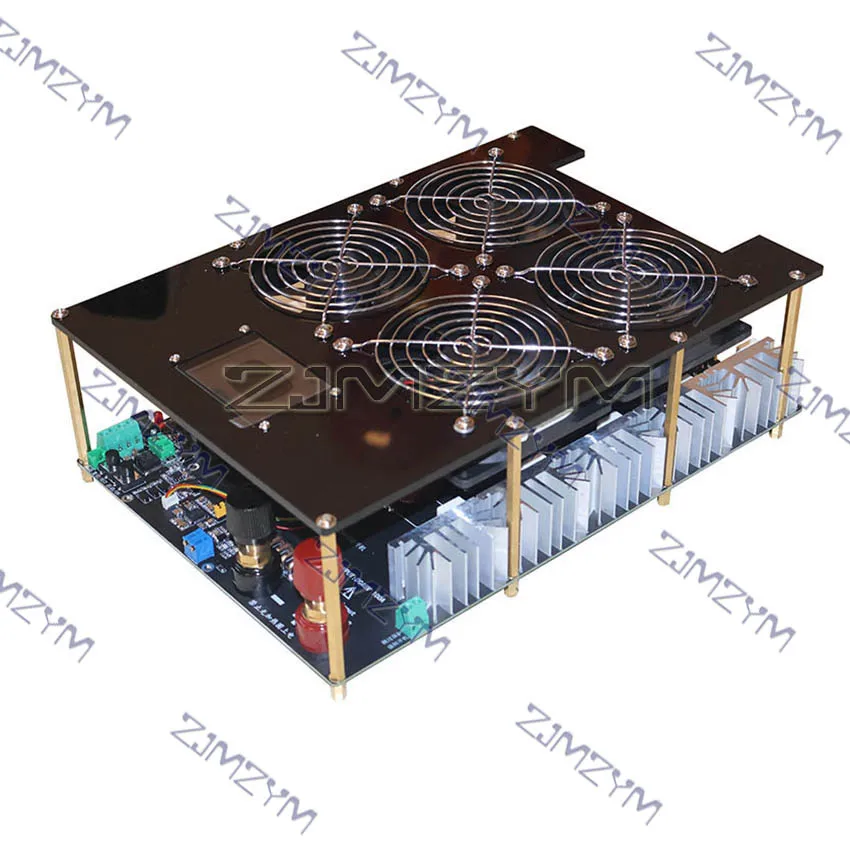 Modulo riscaldatore a induzione ZVS da 5000 W Scheda PCB per riscaldamento a induzione ad alta frequenza Metallo fuso + Bobina + Pompa