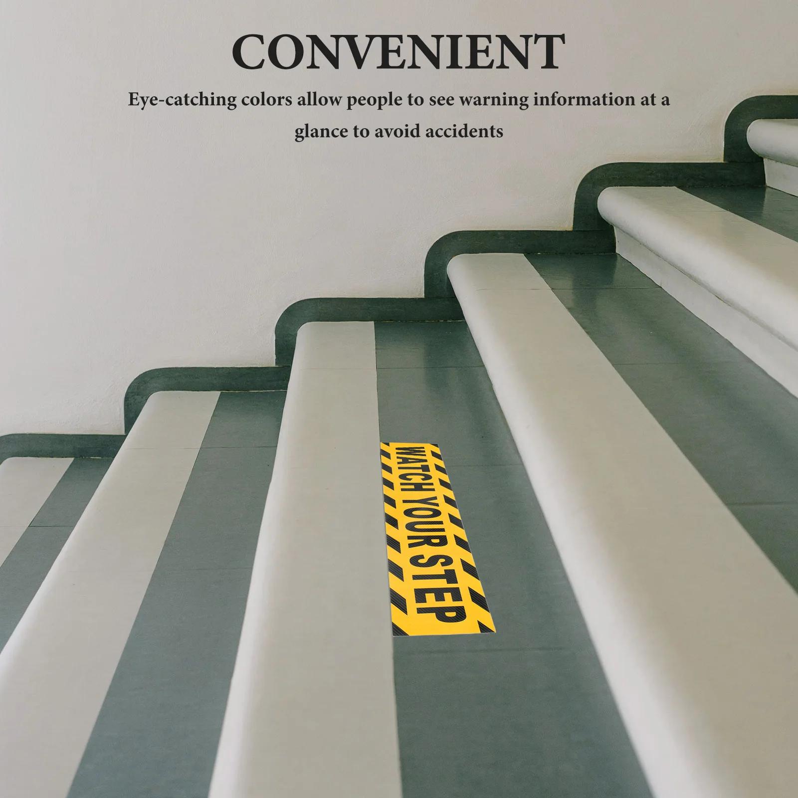 4 قطعة ملصق تحذير أسود أصفر شريط مضاد للانزلاق دائم بولي كلوريد الفينيل الممشى السلامة الشارات لمكان العمل أرضية مبللة الدرج مول الحذر
