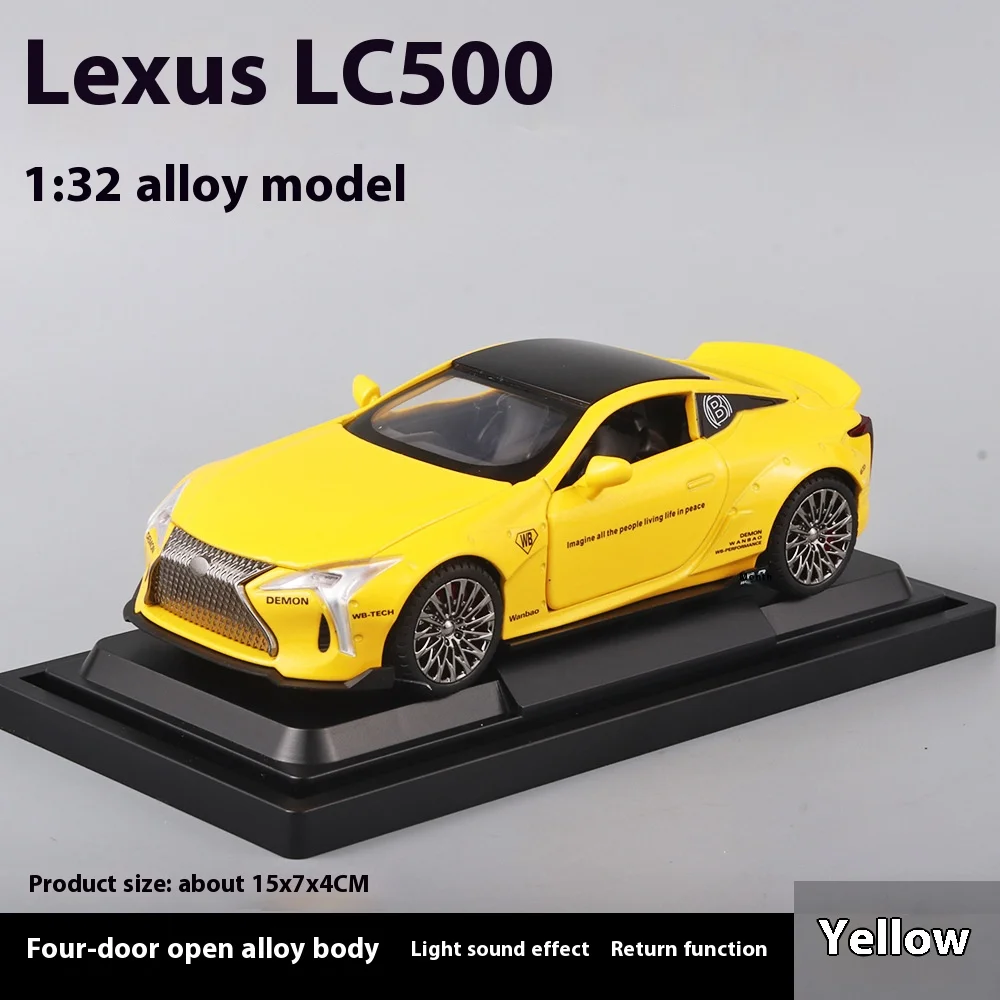 1:32 LEXUS LC500 Diecast Metal Car Model