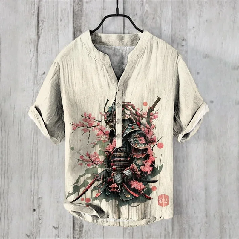 Men's short-sleeved casual T-shirts, daily casual clothing tops, various novelty pattern print clothing, sizes S to 5XL