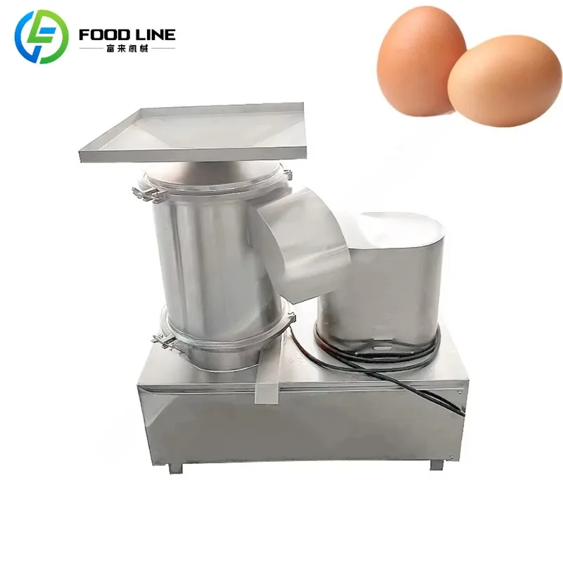 Custom Food Grade Eggshell Crusher 304 Stainless Steel Centrifugal Separator Equipment With Core Drive System For Industrial Use