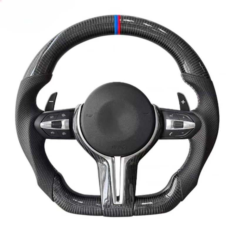 Light Emitting Diode Carbon Fiber Steering Wheel for BMW M Series