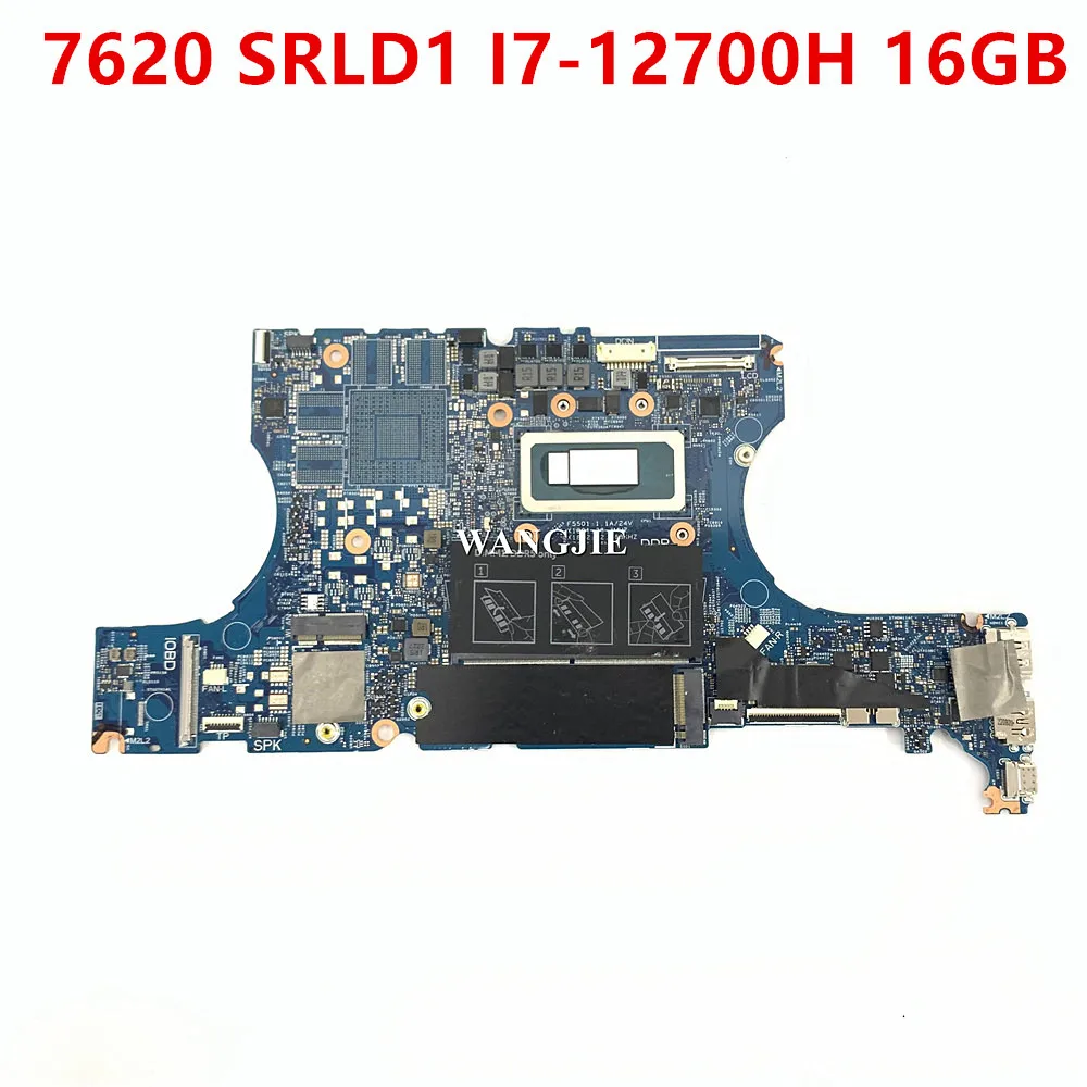 

213216 -1 для ноутбука DELL Inspiron 7620, материнская плата CN-0DHTCW 0DHTCW DHTCW с процессором SRLD1 I7-12700H, 16 ГБ, протестировано, нормально