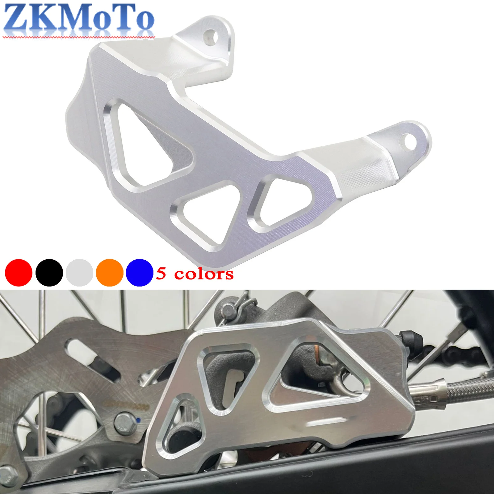 Motorcycle CNC Rear Caliper Guard Rear Brake Disc Guard Protector Cover For KTM SX SXF EXC EXCF 125 250 300 350 450 2004-2023