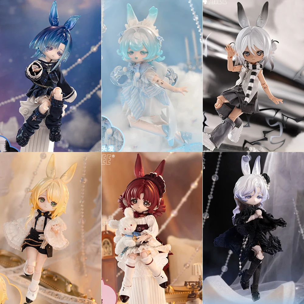 

1/12 BJD кукла Бонни Банни 1/12 Метеорологическая серия «Звездный язык», модная игра, кукла-сюрприз, слепая коробка, подвижные куклы
