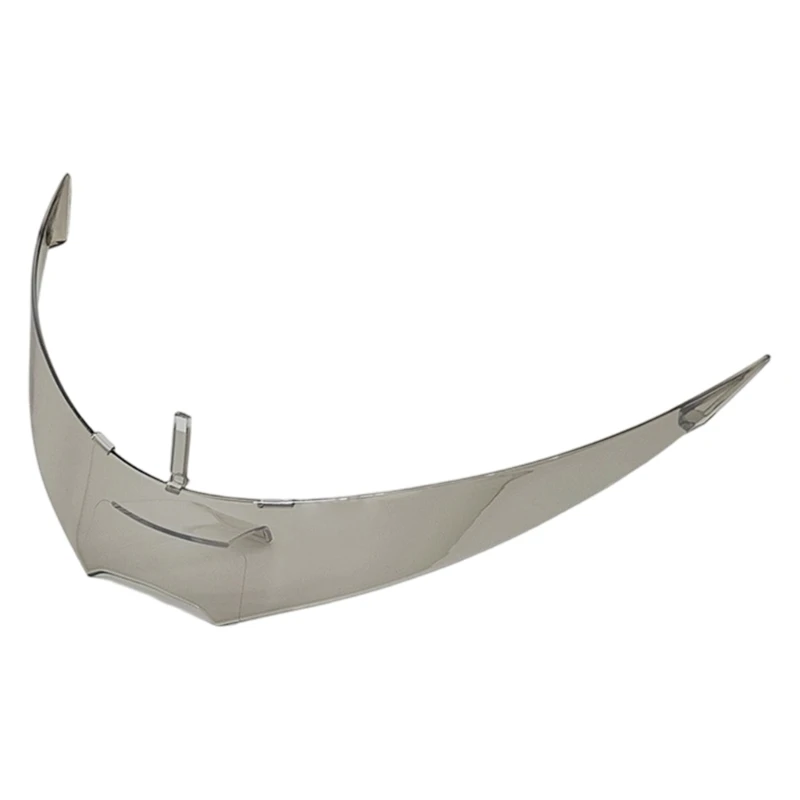 ABS Helmet Spoiler Piece, Clip-In Rear Trim for Helmet Shells