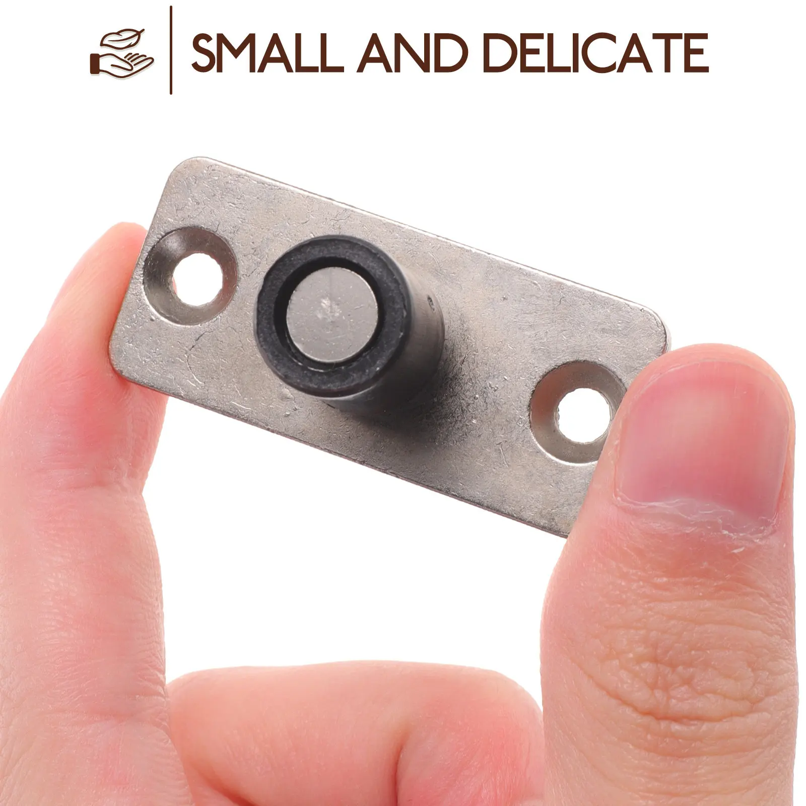 2Pcs Tough Stainless Steel Barn Door Floor Guide Door Floor Bearing Retainer for Balanced Sliding Barn Doors No Swaying