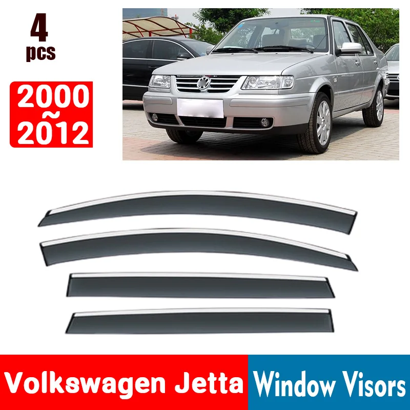 

FOR Volkswagen VW Jetta 2000-2012 Window Visors Rain Guard Windows Rain Cover Deflector Awning Shield Vent Guard Accessories