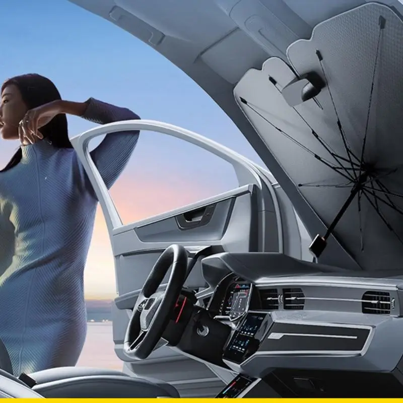 SZCH Universal Vehicle Blocks Sunlight And Lowers Cabin Temperature For Comfortable Driving Easy Storage