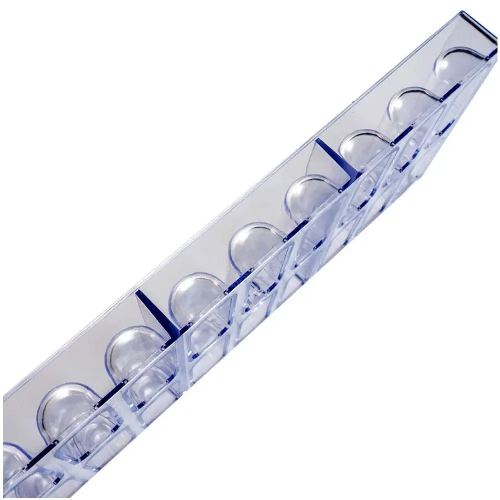 Molde de Chocolate transparente con forma de cápsula, molde para bombones de caramelo de 18 cavidades para panadero, confitería, herramientas de pastelería para hornear