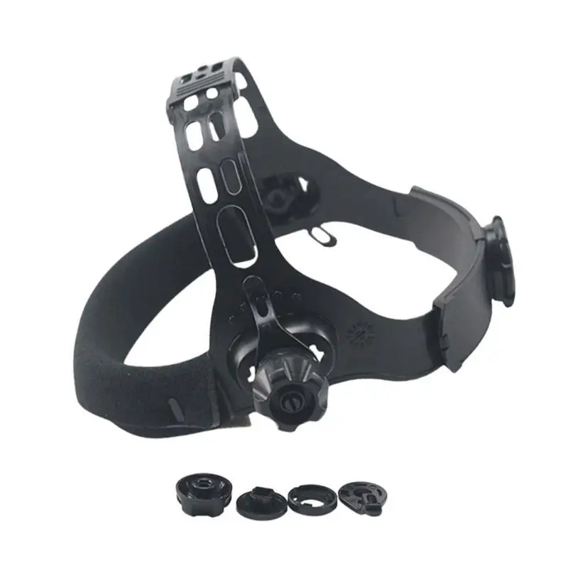 652F خوذات اللحام استبدال غطاء الرأس عقال قابل للتعديل ومريح مع حشوة إسفنجية سميكة لعمال المعادن #4