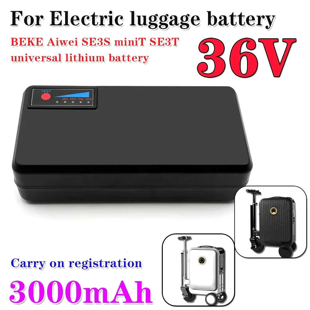

36V 3000mAH electric luggage battery for Airway SE3S miniT SE3T SE3S/ SE3T/ SEminiT universal battery