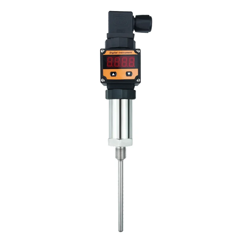 

4-20ma LED Integrated Temperature Transmitter M20*1.5 PT100 PT1000 Cu50 Insertion Thermal Resistance Temperature Transducer