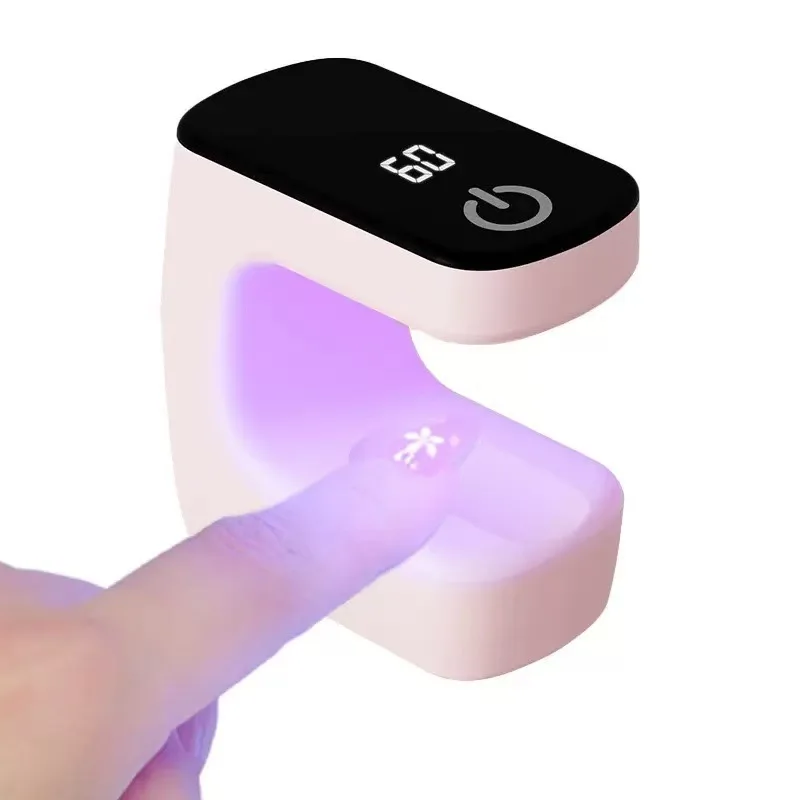 Mini Square Portable UV Nail Lamp Fast Curing Gel Polish Light No Black Hand Manicure Tool For Home Travel DIY Nail Art view 6